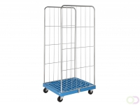 Rolpallet met plastic bodem