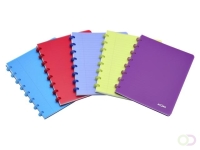 Schrift Atoma A5 blanco 144blz 90gr PP transparant assorti