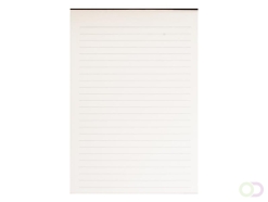 Schrijfblok Multo A5 refill lijn 50 vel 100 grams roomwit