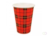 Scotty drinkbeker uit karton, 180 ml, 100 stuks, rood