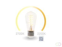 SMART WIFI-LEDLAMP - WARMWIT & INTENS WARMWIT - E27 - ST64