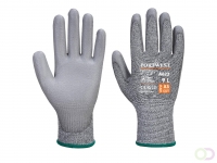 Snijbestendige handschoenen met PU handpalm maat Small, GreyGrey