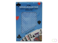 Speelkaarten premium blauw