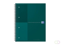 Spiraalblok Oxford International Notebook A4  lijn 160 pagina's groen