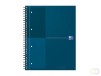 Spiraalblok Oxford International Notebook A4  lijn petrol blauw