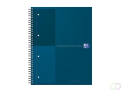 Spiraalblok Oxford International Notebook A4  lijn petrol blauw