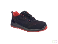 Portwest Compositelite sneaker met BOA sluiting maat 36, Black/Red