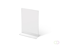 T Standaard Menuhouder Acryl A6 Staand