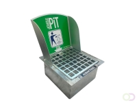 Asbaktegel Classic Verzinkt Staal 450 x 405 x 425 mm