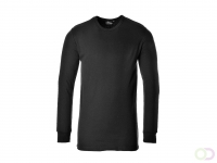 Thermisch T-Shirt Lange Mouw maat XSmall, Black