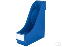 Tijdschriftencassette Leitz extra breed blauw