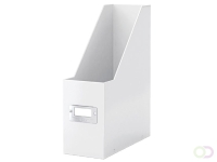 Tijdschriftencassette Leitz WOW click & store gerecycled karton wit
