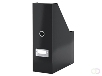 Tijdschriftencassette Leitz WOW click & store gerecycled karton zwart
