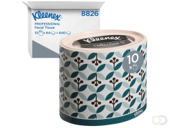 Facial tissues Kleenex 3-laags ovaal 10x64stuks wit 8826