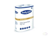 Toiletpapier BulkySoft Excellence 4-laags 6x150 vel wit 66400