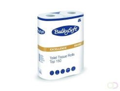 Toiletpapier BulkySoft Excellence 4-laags 6x150 vel wit 66400
