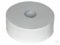 Toiletpapier Euro Products P4 jumbo groot 2-laags 380m wit 240038