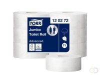 Toiletpapier Tork T1 Advanced jumbo 2-laags 360m wit 120272