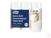 Toiletpapier Tork T4 Premium 4-laags 150 vel wit 110406