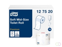 Toiletpapier Tork T6 Premium 2-laags 90m wit 127520