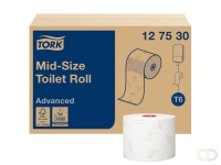 Toiletpapier Tork T6 Advanced 2-laags 100m wit 127530