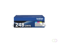 Brother TN-248VAL tonercartridge 4 stuk(s) Origineel Zwart, Cyaan, Magenta, Geel (TN-248VAL)