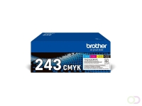 Brother TN-243CMYK tonercartridge 1 stuk(s) Origineel Zwart, Cyaan, Magenta, Geel (TN-243CMYK)