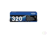 Brother TN-320BK tonercartridge 1 stuk(s) Origineel Zwart (TN-320BK)