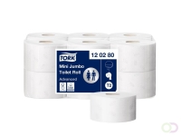 Toiletpapier Tork T2 Advanced jumbo klein 2-laags 170m wit 120280