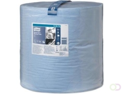 Tork Heavy Duty poetspapier rol 2-laags, systeem W1, blauw
