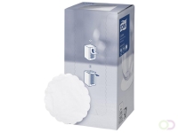 Onderzetter Tork Advanced 8-laags 90mm 250 vel wit 474474