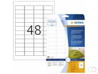 Etiket HERMA 8016 45.7x21.2mm transparant 1200 stuks