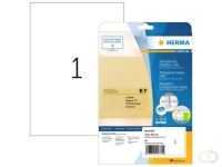 Etiket HERMA 4375 210x297mm A4 transparant 25 stuks