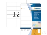 Etiket HERMA 4682 96.5x42.3mm folie transparant 300 stuks