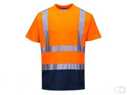 Tweekleuren T-shirt maat XL, OrNa