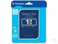 Verbatim harde schijf 3.0 Store 'n' Go, 1 TB, blauw