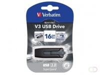 Verbatim V3 USB 3.0 stick, 16 GB, zwart