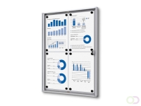 Vergrendelbaar Notitiebord Indoor Economy 4x A4