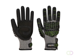 VHR15 Nitril Schuim Impact Handschoen maat 4XL, "Innovative TPR design combined with a level F cut liner makes for an impact glo