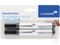 Legamaster TZ 100 board marker zwart 2st blister