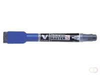 Whiteboardmarker Pilot met wisser rond extra fijn blauw