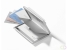 Visitekaartdoosje BUSINESS CARD BOX DUO Aluminium, metaal-zilver