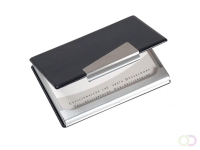 Visitekaartjesetui Sigel aluminium voor kaarten tot 90x58mm