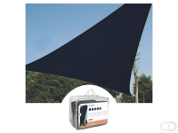 Schaduwdoek 3.6 x 3.6 x 3.6 m, driehoekig schaduwzeil voor tuin en terras, ademend en waterdoorlatend HDPE 180 g/m2, UV-bescherm