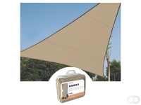Schaduwzeil, luifel voor tuin terras, schaduwdoek, waterdoorlatend, luchtdoorlatend, uv-bescherming, 3 roestvrijstalen O-ringen,
