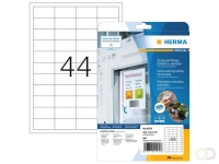 Etiket HERMA 4572 48.3x25.4mm folie wit 880 etiketten