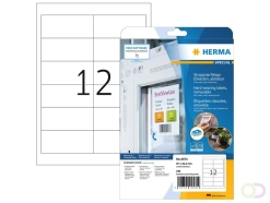 Etiket HERMA 4574 97X42.3mm folie wit 240 etiketten