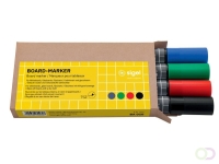 Whiteboardstift Sigel 4 kleur Zwart/blauw/rood/groen
