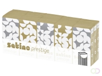 Zakdoek Satino Prestige 4-laags 15x10 vel wit 113940