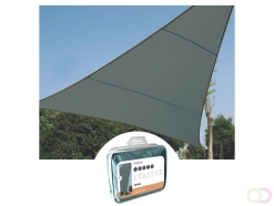 Schaduwdoek 3.6 x 3.6 x 3.6 m, driehoekig schaduwzeil voor tuin en terras, waterafstotend polyester 160 g/m2, UV-bescherming 90%